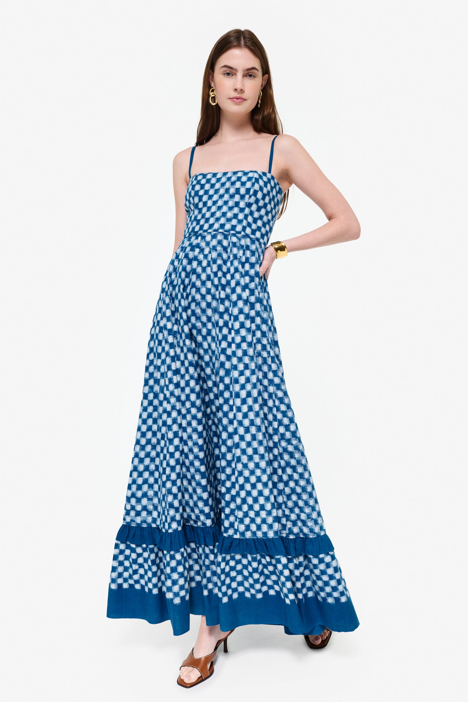 Exclusive Checkmate Dress S / Blue Exclusive Checkmate Dress S / Blue