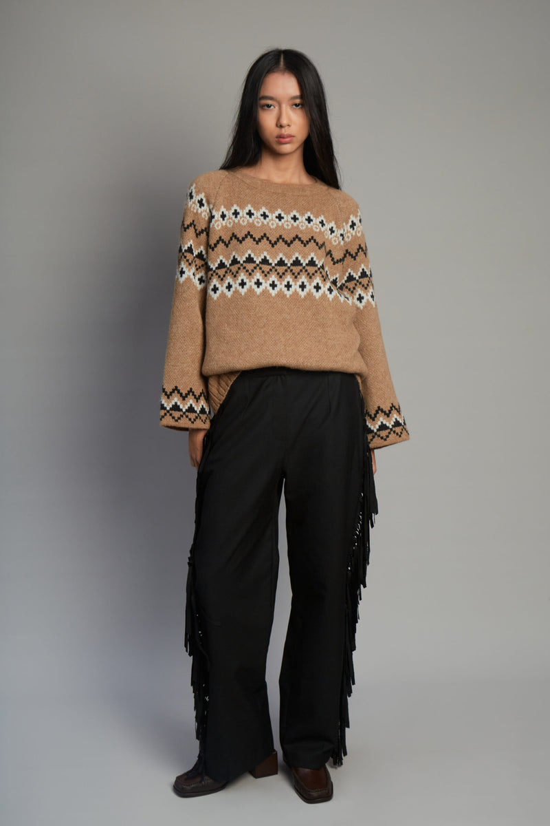 Ayllu Beige Sweater