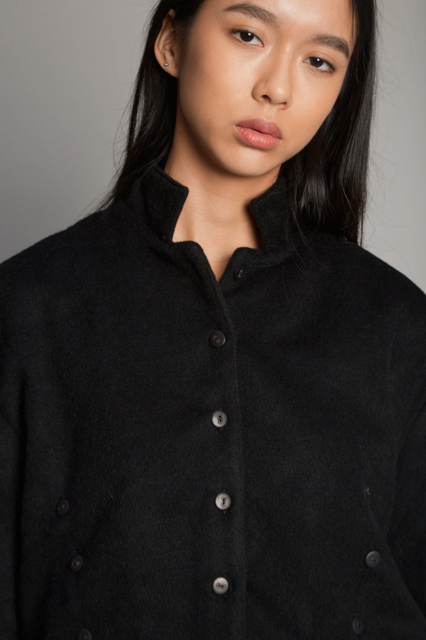 Capitana Alpaca Black Jacket