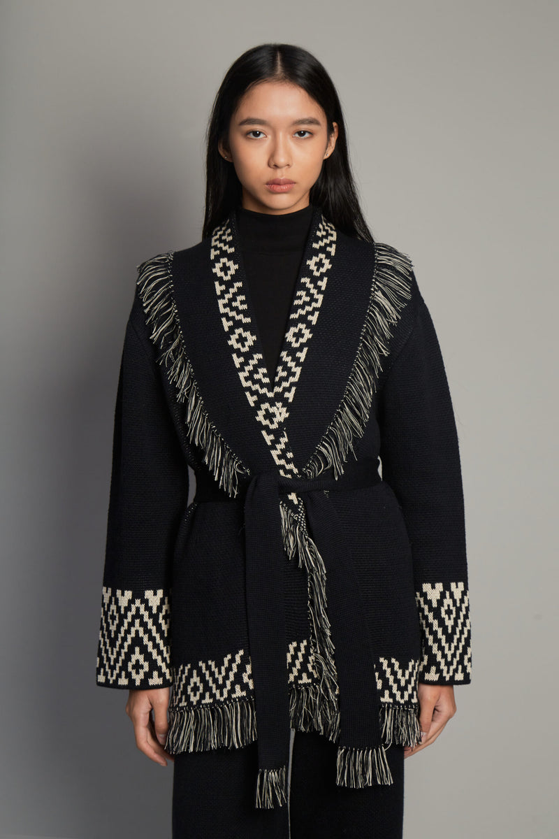 Andén Black Belt Cardigan