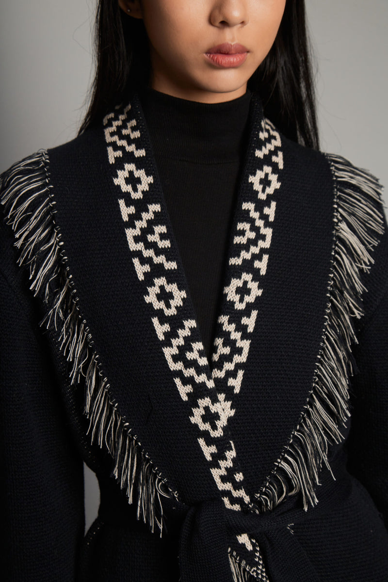 Andén Black Belt Cardigan