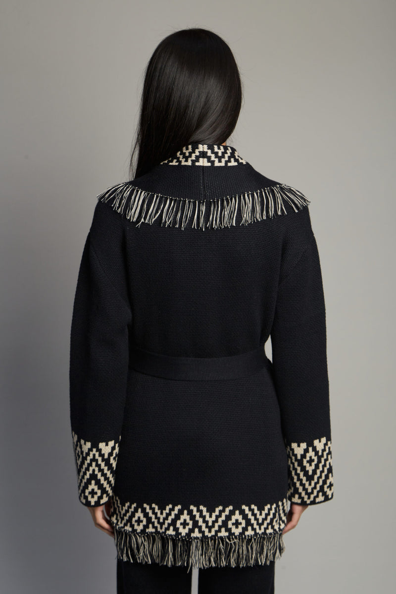 Andén Black Belt Cardigan