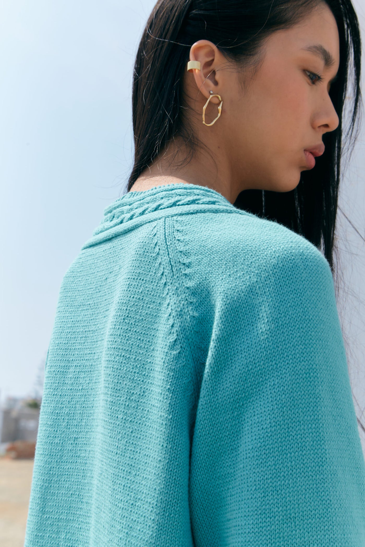 Coralina Aqua Cardigan