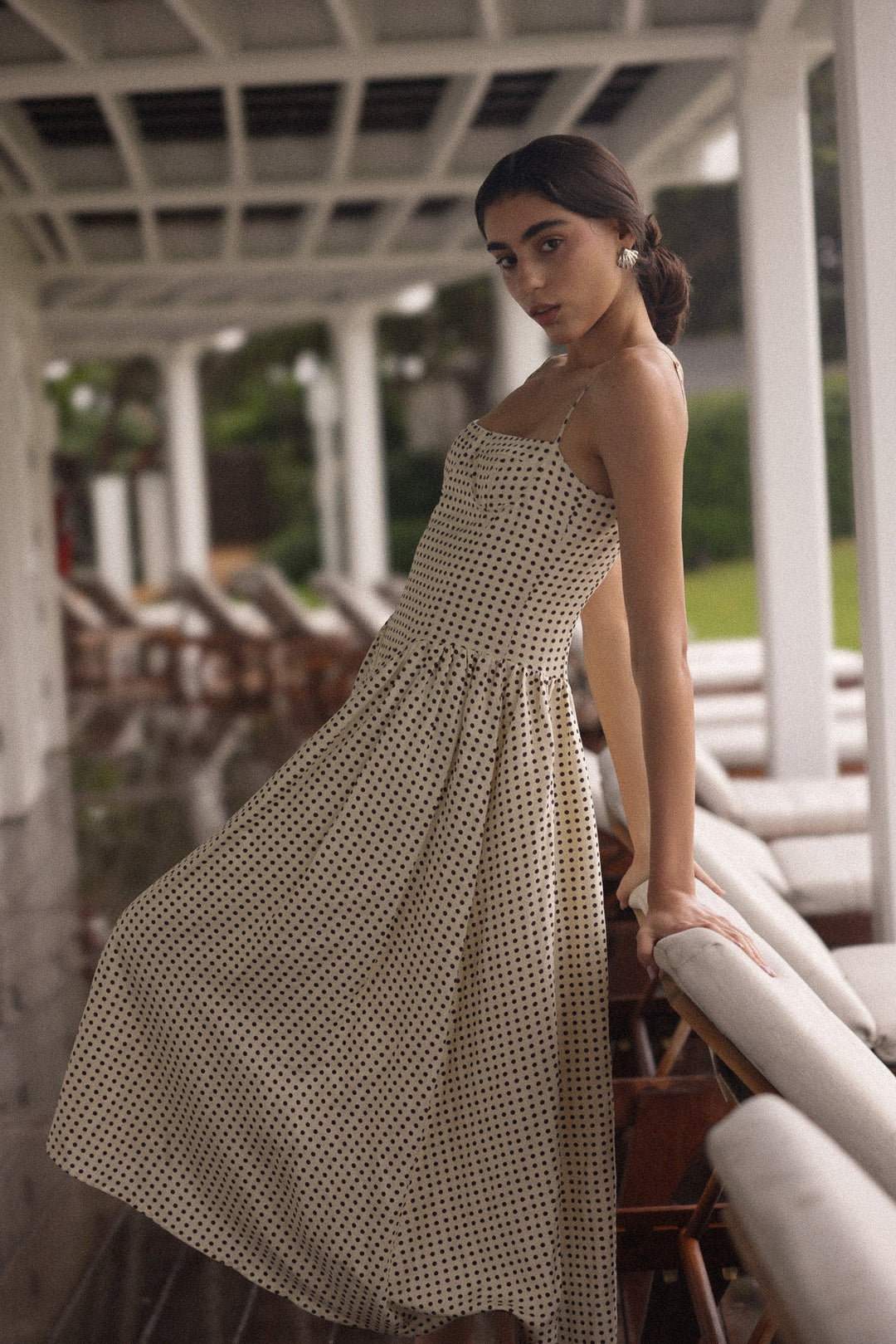 polka dot dress lady Lou Lou Dress Polka Dot