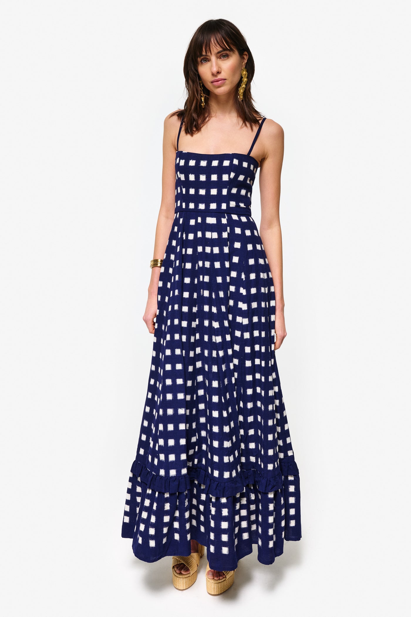 Exclusive Checkmate Dress XL / Navy Exclusive Checkmate Dress XL / Navy