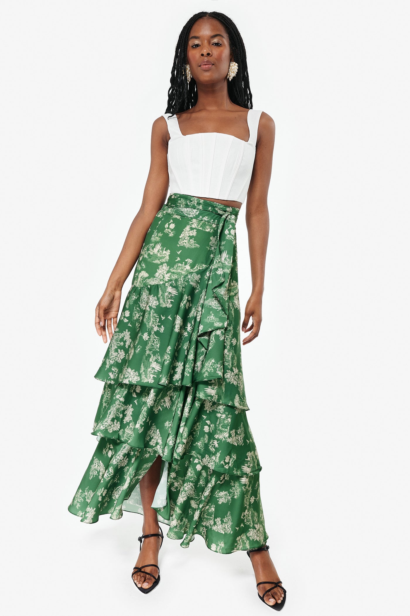 Exclusive Clavel Ankle Skirt