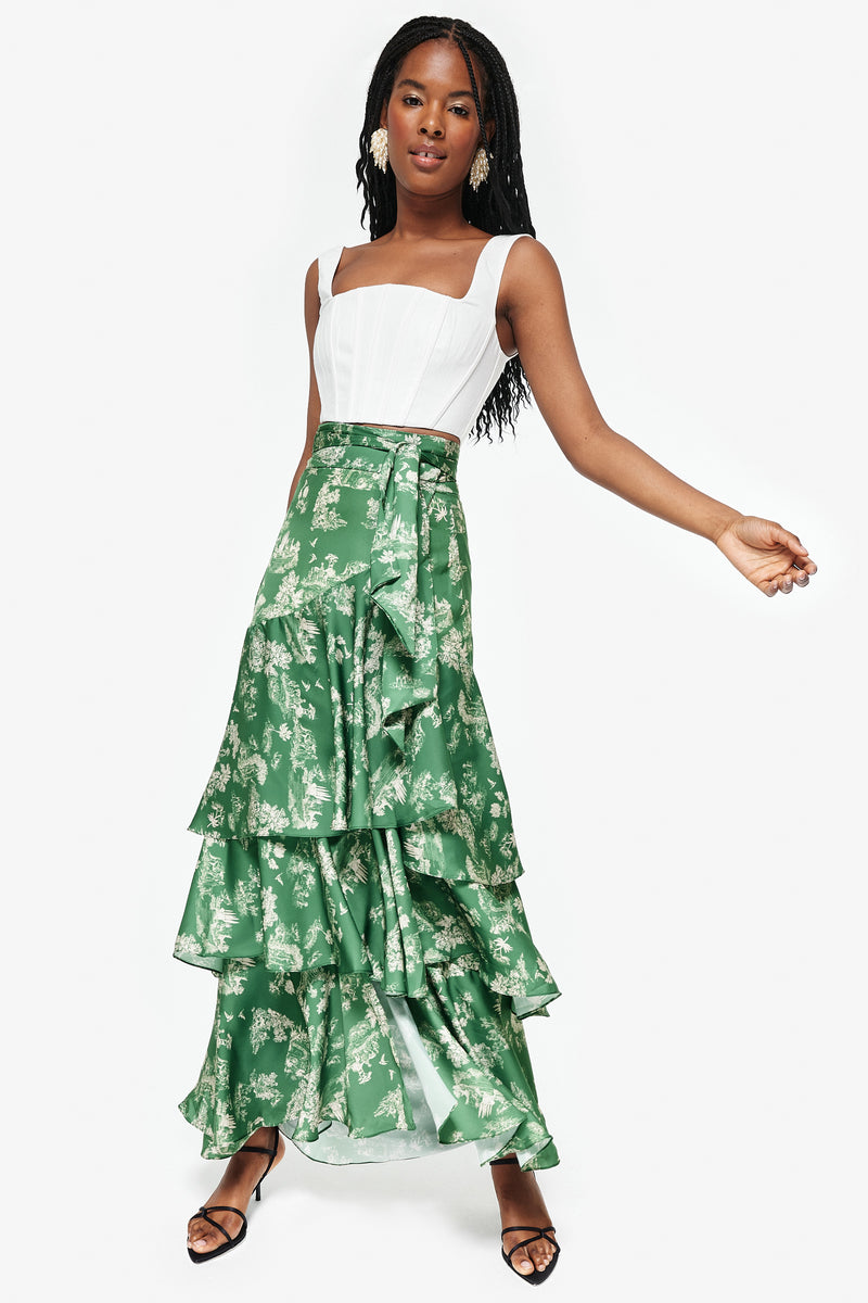 Exclusive Clavel Ankle Skirt