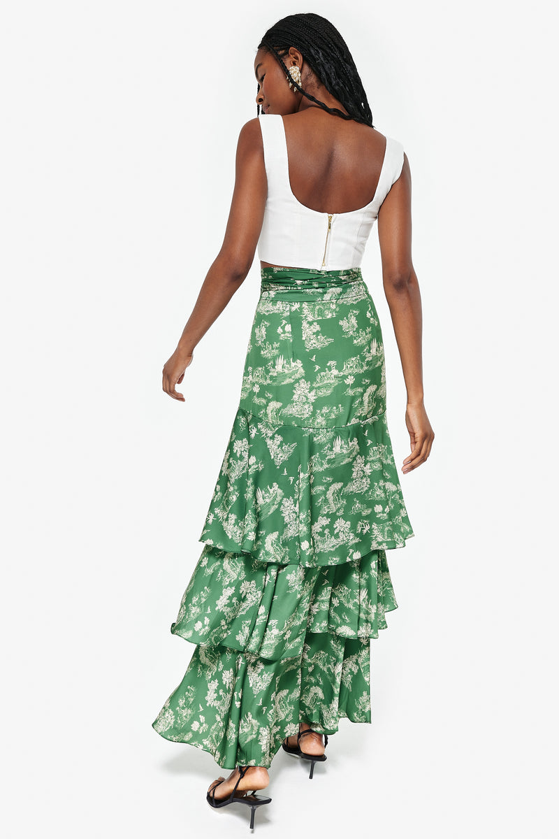 Exclusive Clavel Ankle Skirt