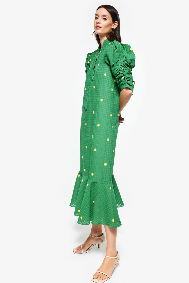 Emerald Green Margarita Dress