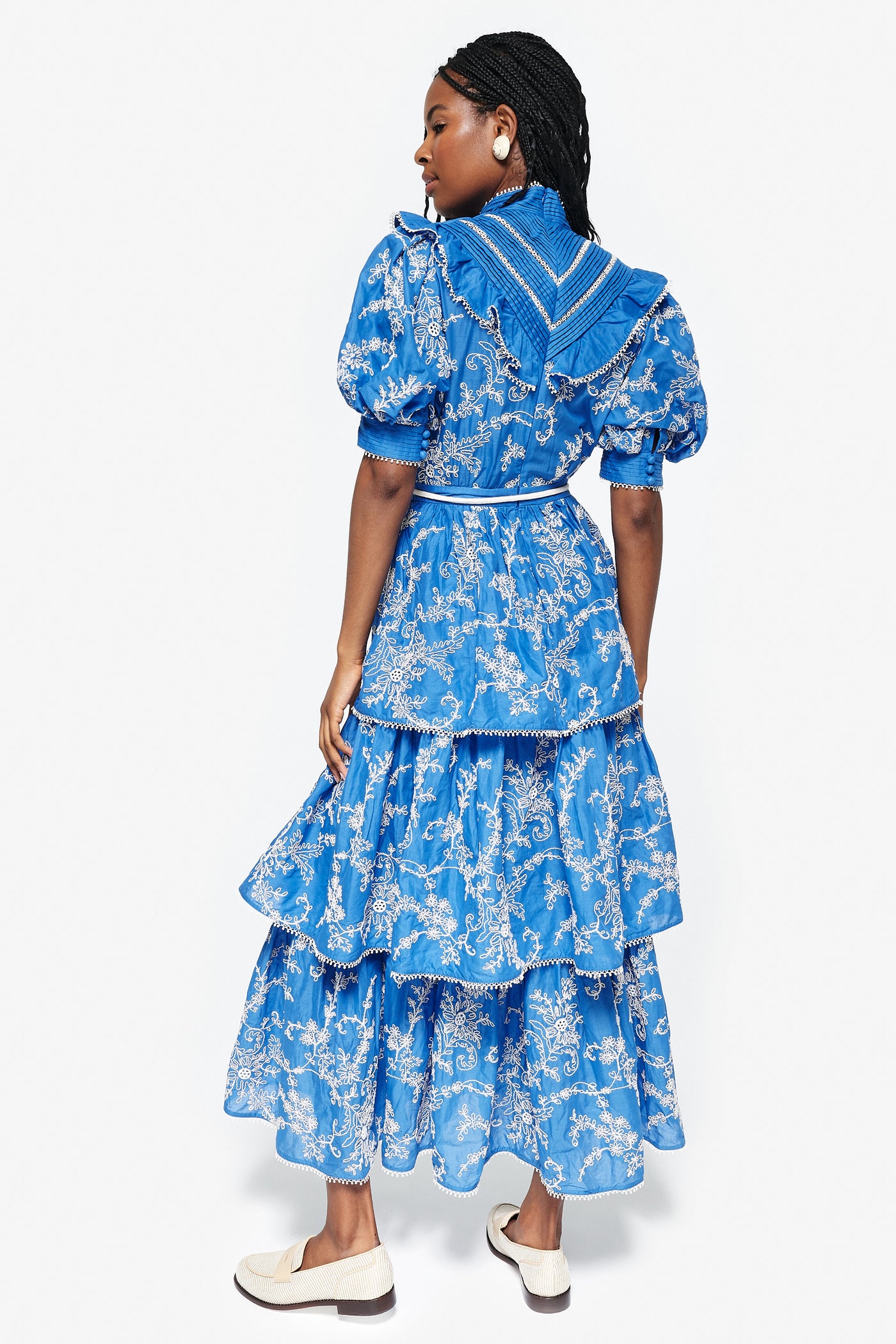 Bonnie Embroidered Midi Dress