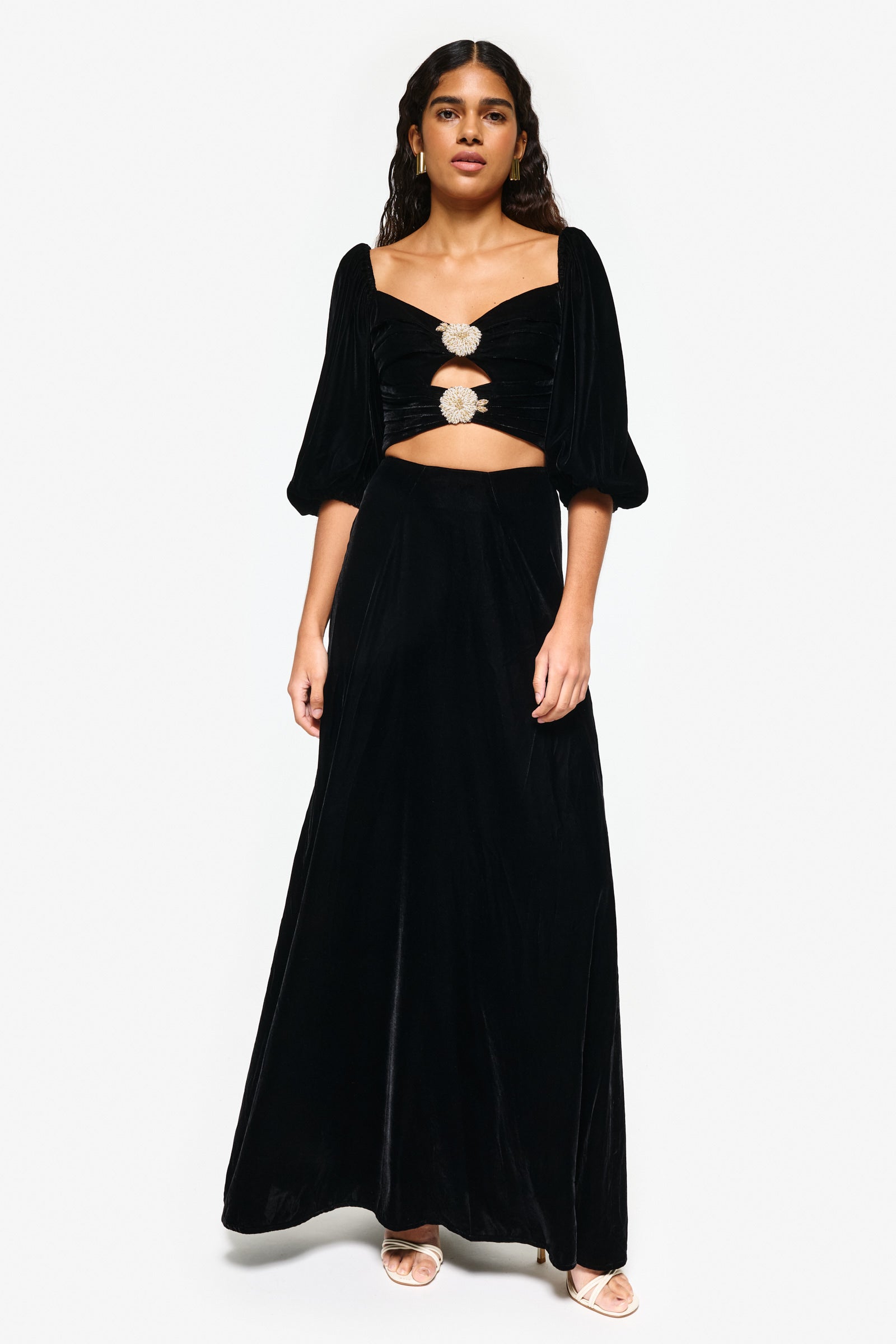 costa del sol midi dress Costa Del Sol. Halterneck Cotton Dress ELF