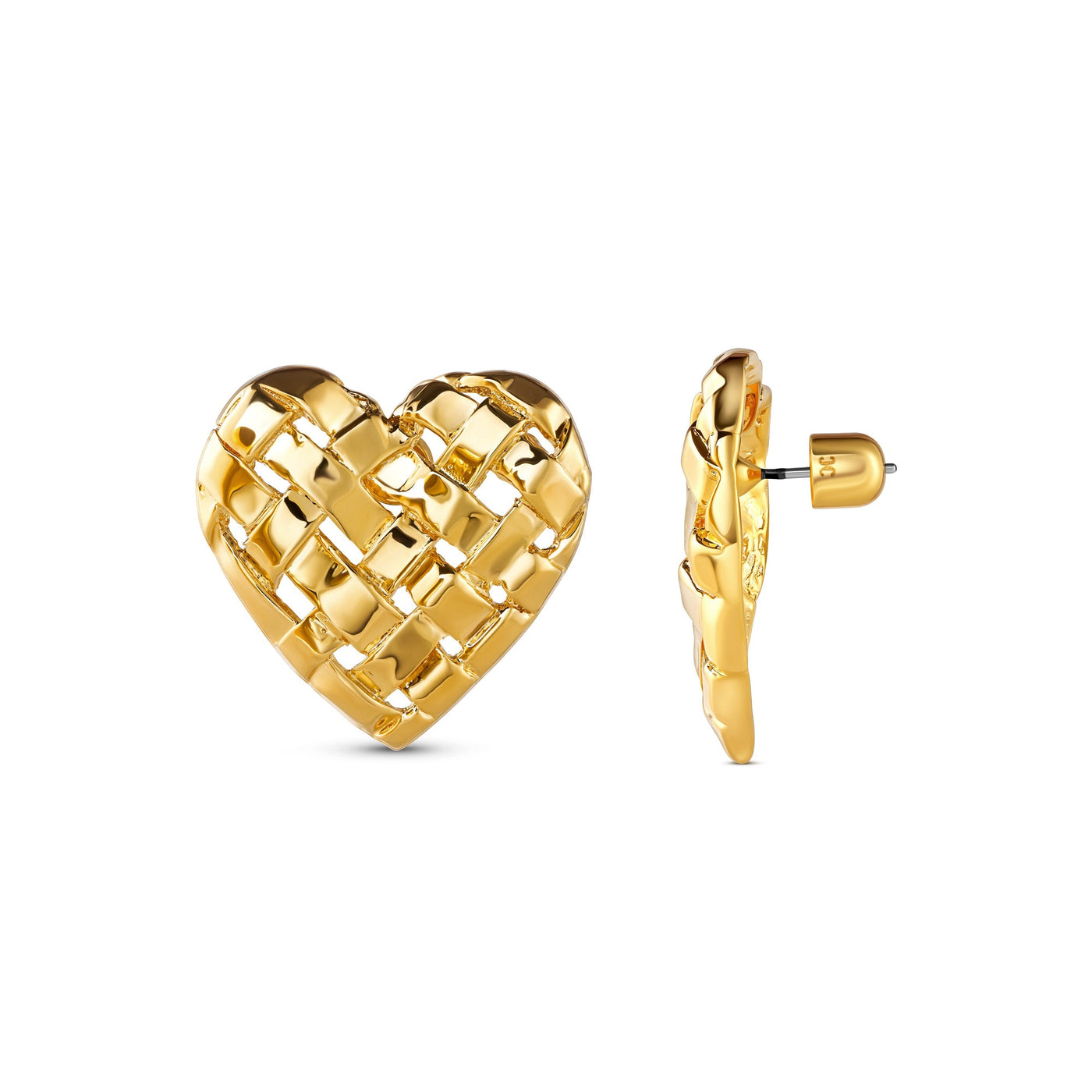 Woven Heart Earring