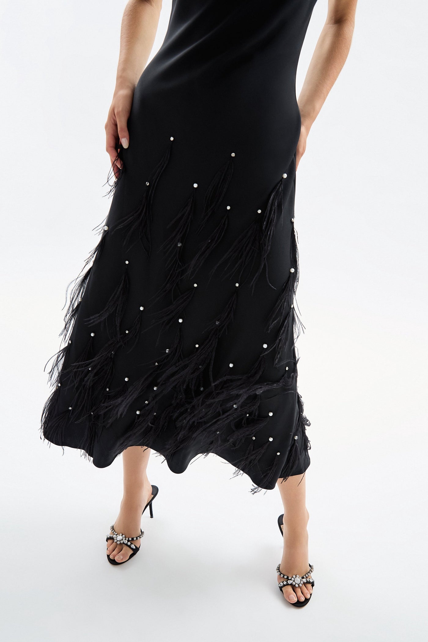 Laney Feather Dress
