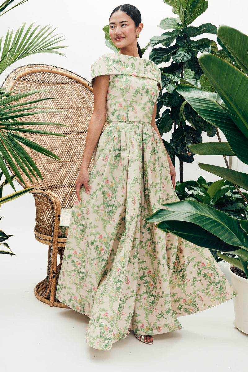 Mae X Scalamandre Bethany Top in Jardin De Chine