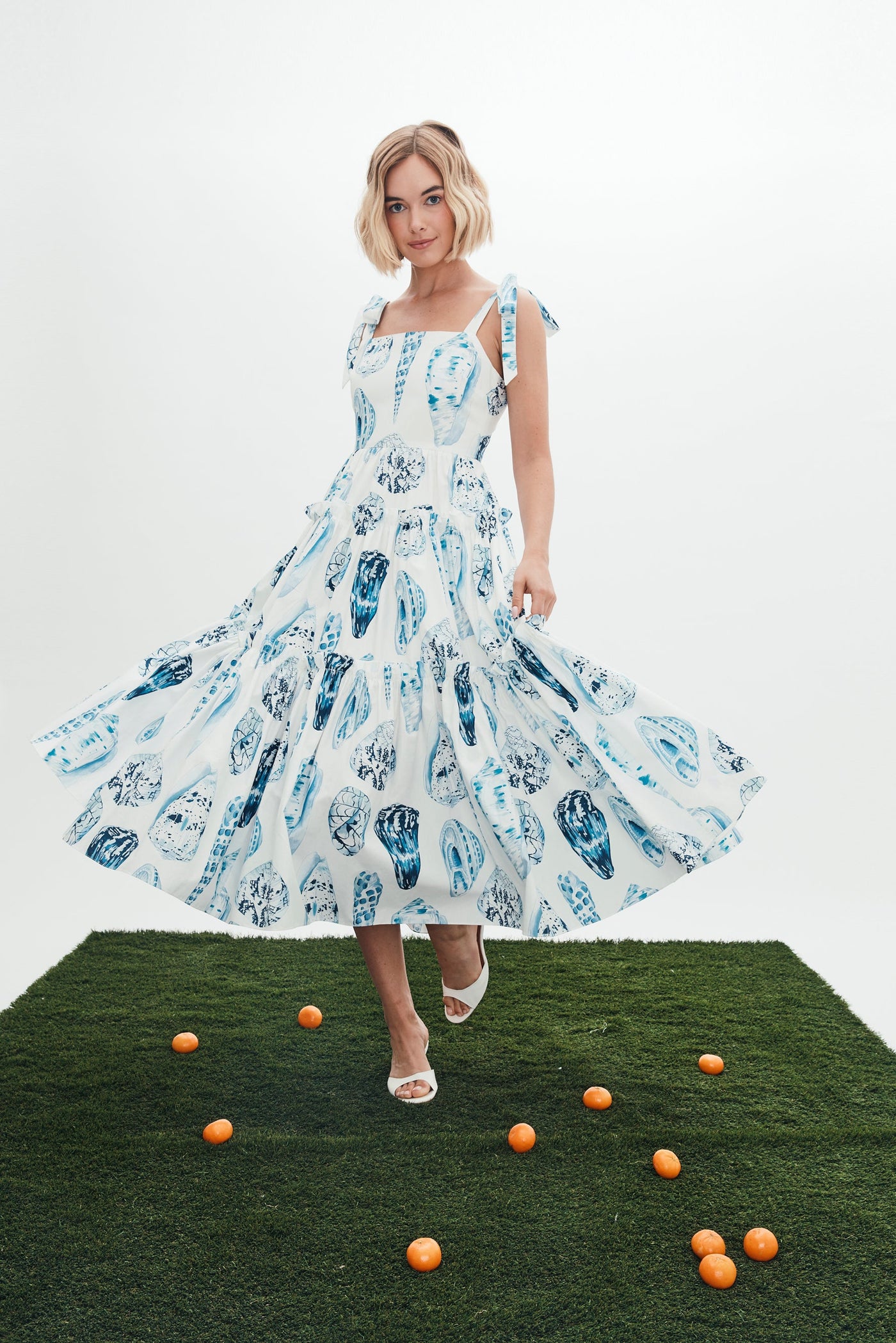 Charlotte Dress in Coquina