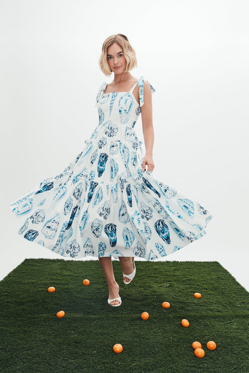 Charlotte Dress in Coquina