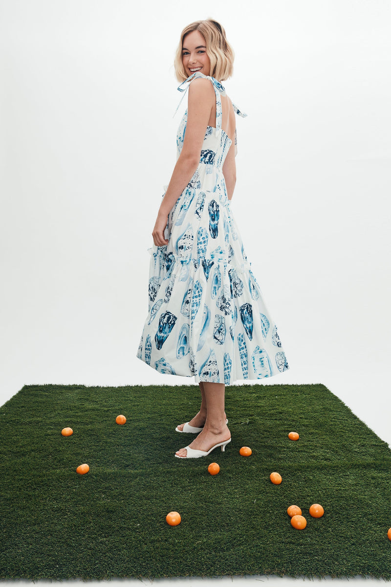 Charlotte Dress in Coquina