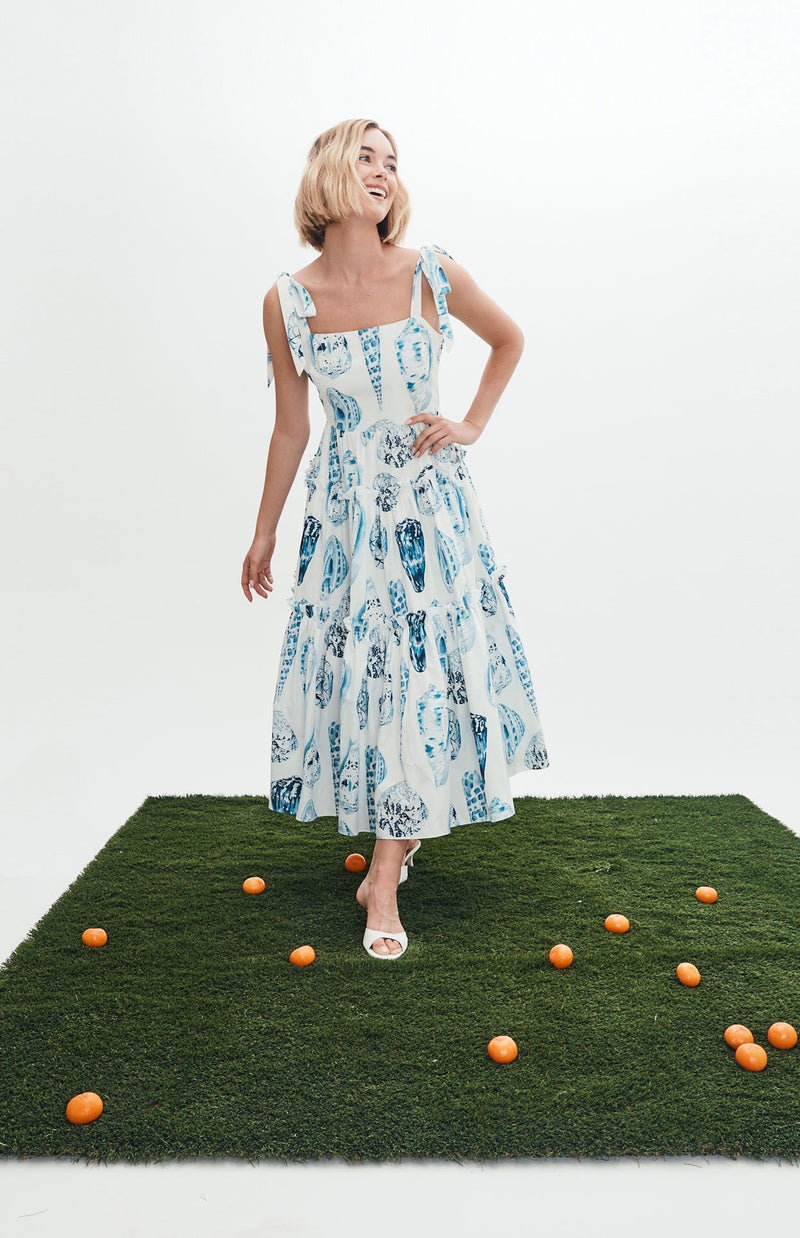 Charlotte Dress in Coquina