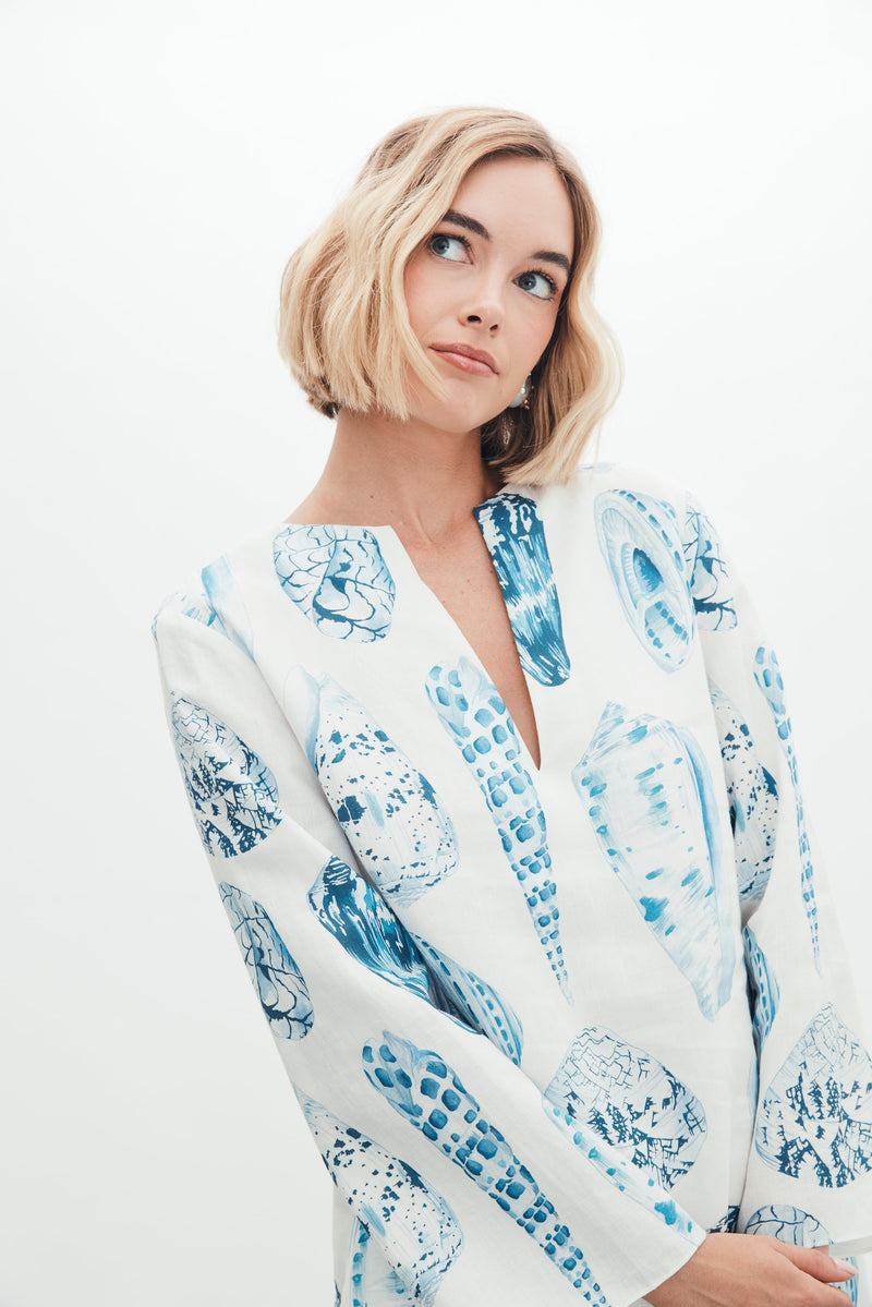 Chloe Caftan in Coquina