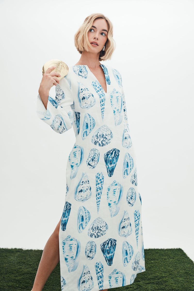 Chloe Caftan in Coquina