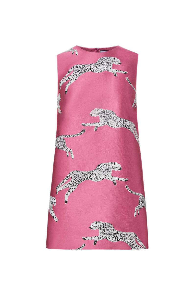 Mae X Scalamandre Laurel Dress in Leaping Cheetah