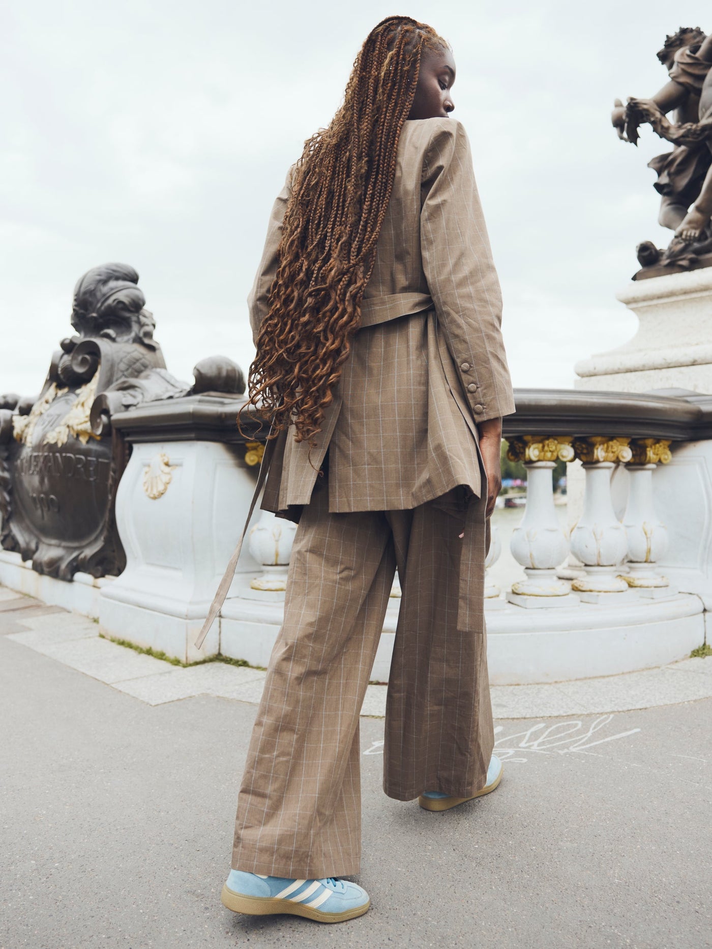 Blazer With Waist Tie