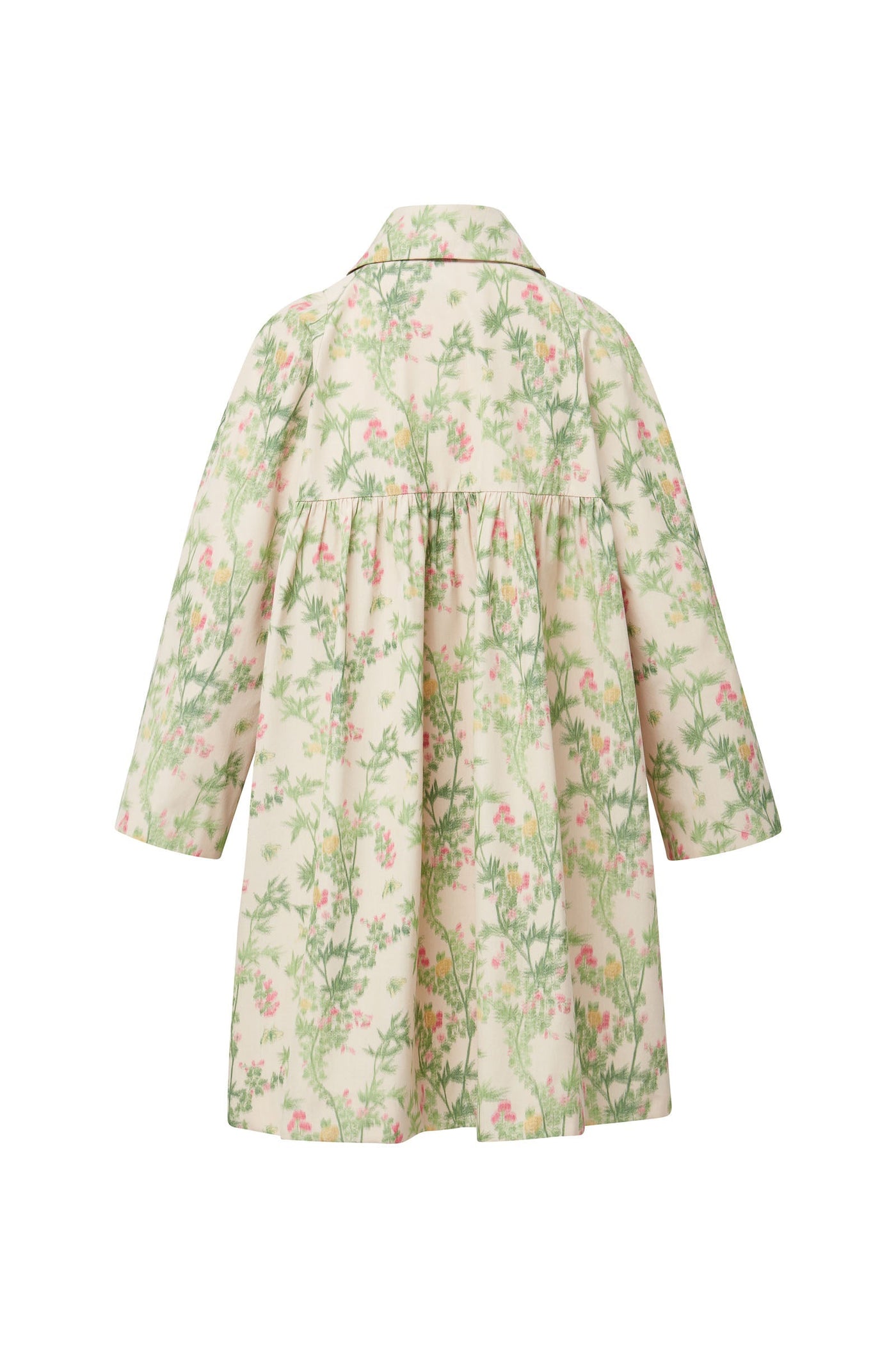 Mae X Scalamandre Goldie Coat in Jardin De Chine