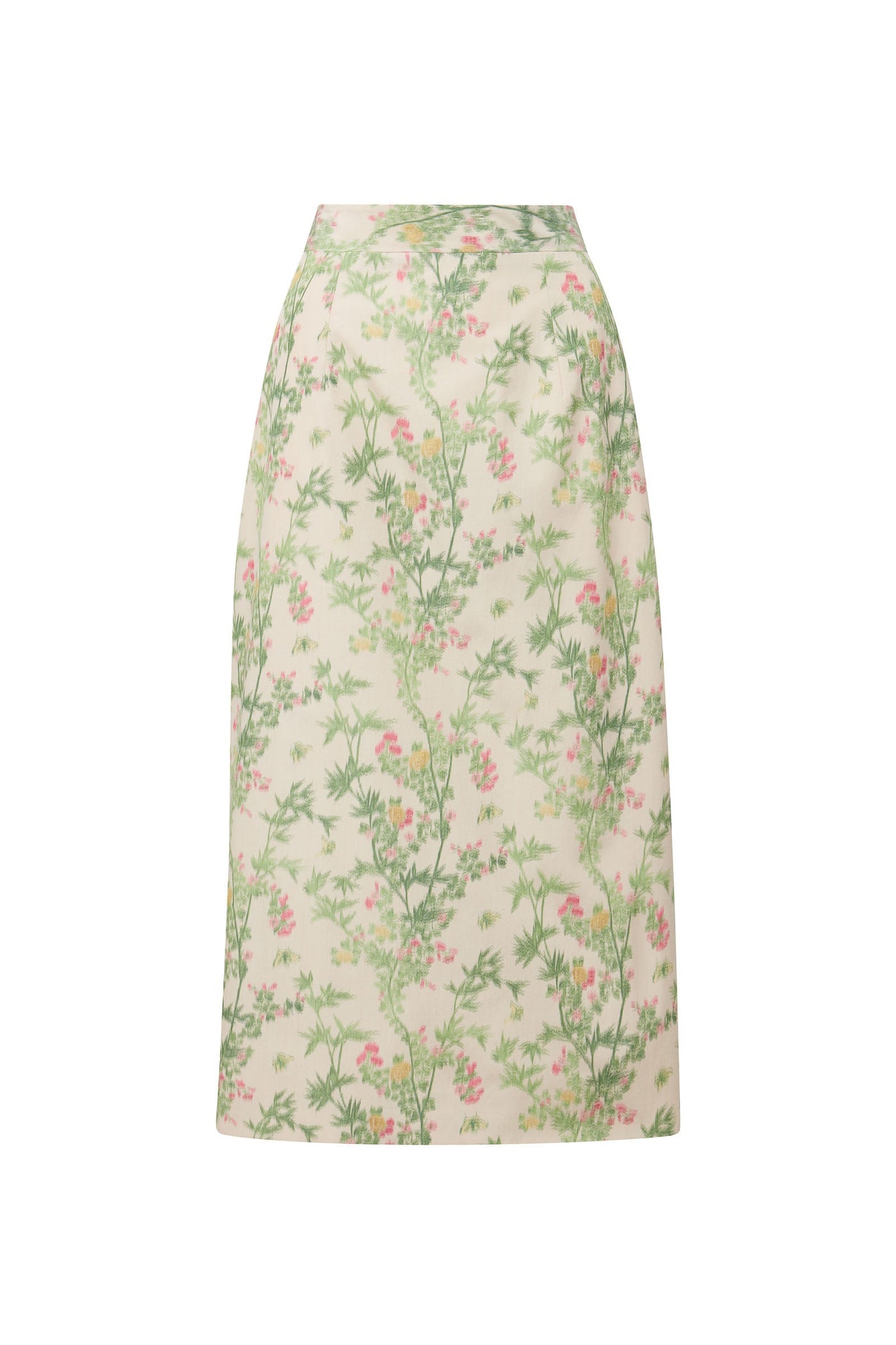 Mae X Scalamandre Sienna Skirt in Jardin De Chine
