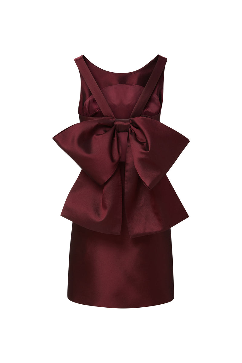 Eliza Dress in Merlot - Made to Order