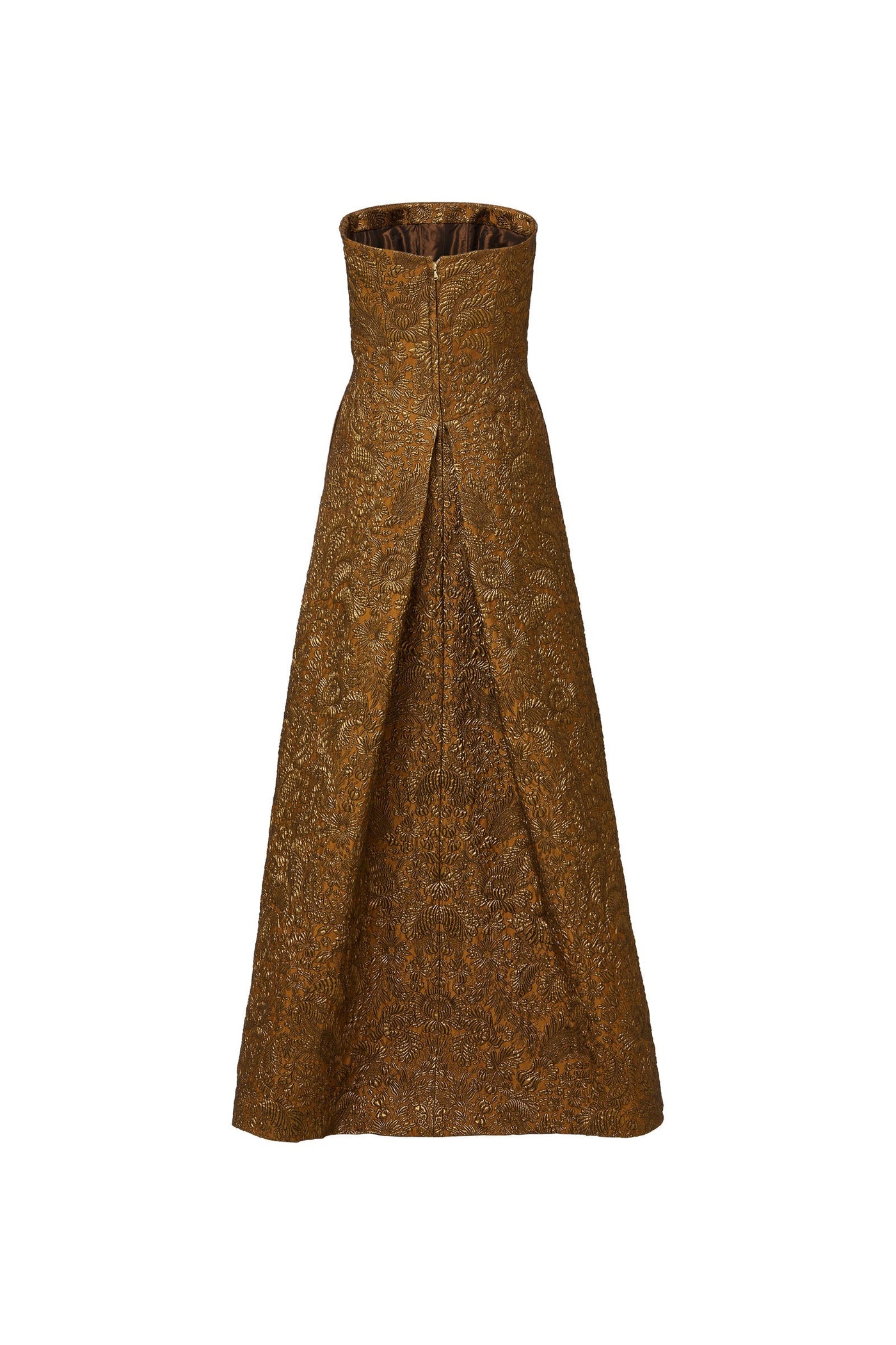 Sabrina Gown in Bronze Brocade - Made to Order