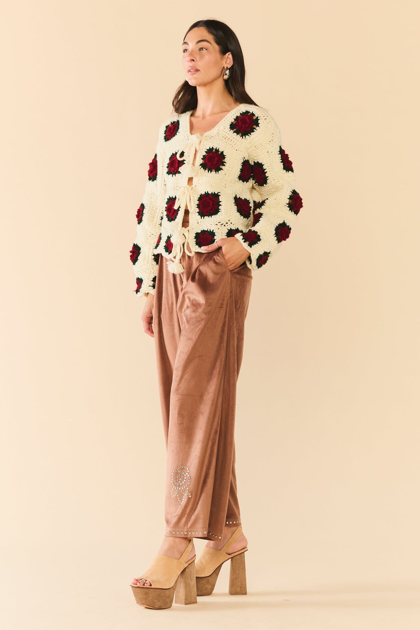 Round Top Sweater Jacket