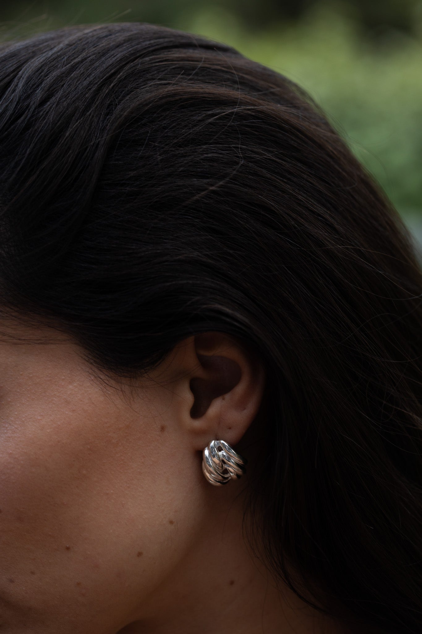 Clos Mini Earrings in Silver