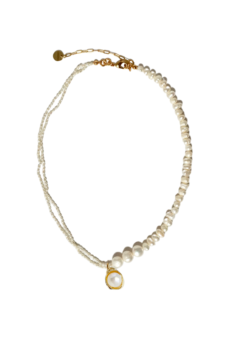 Petite Mix Pearl Collar