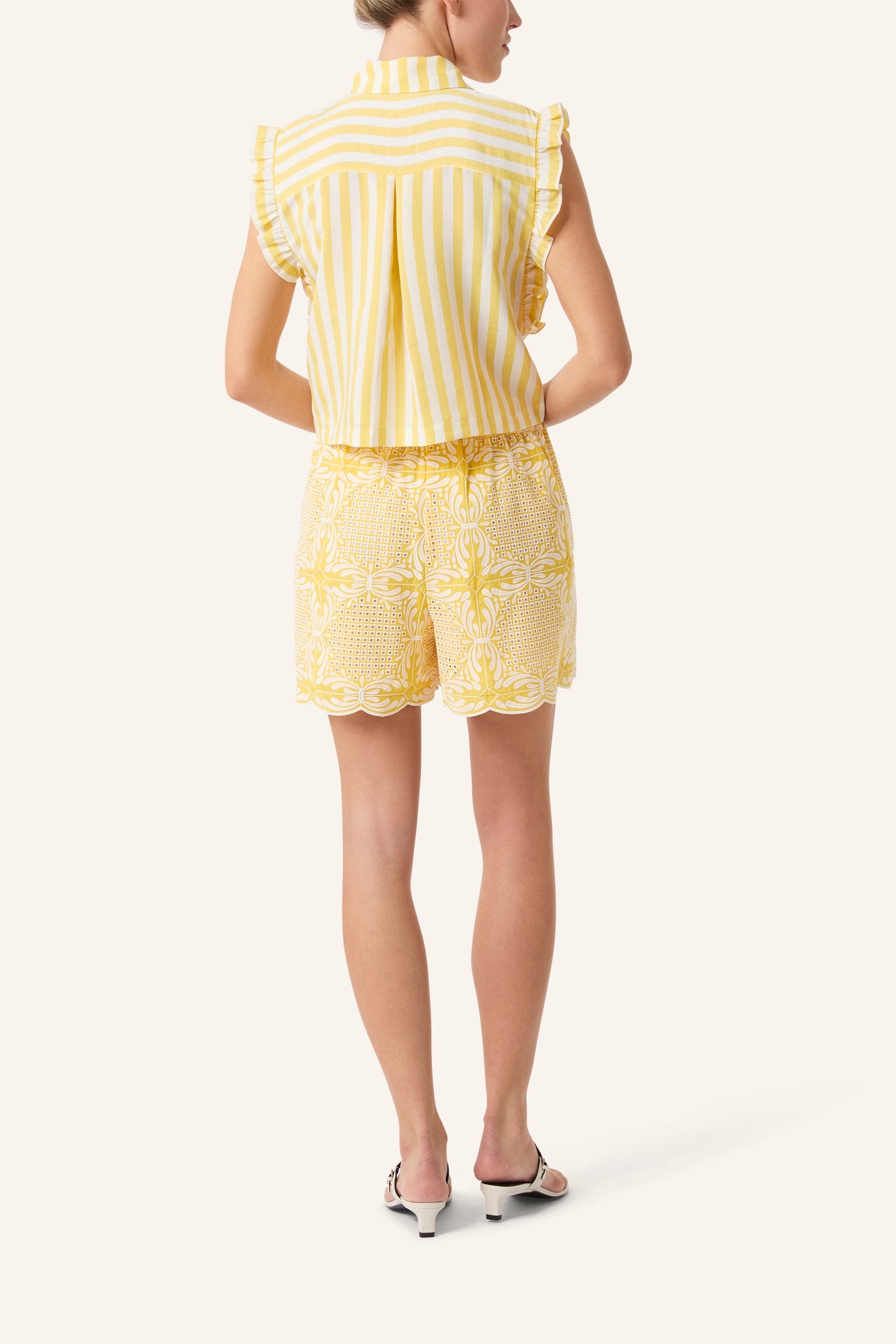 Yellow Striped Blouse