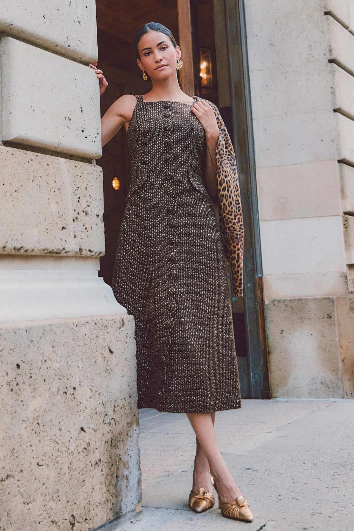 Espresso Midi Dress