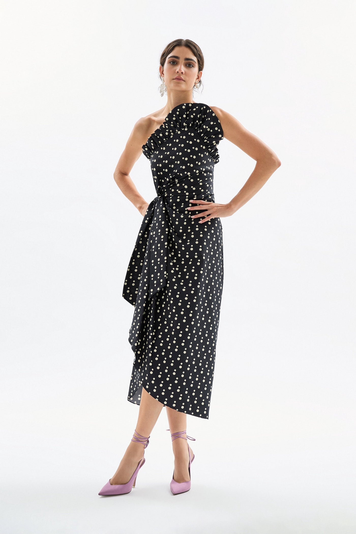 Charlotte Polka Dot Dress