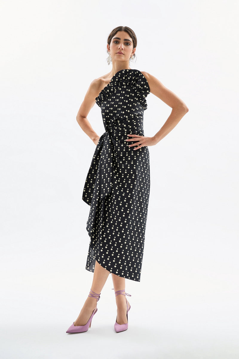 Charlotte Polka Dot Dress