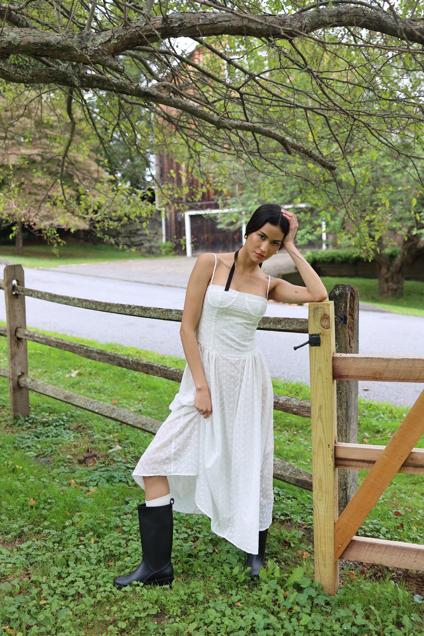 Lou Lou Dress White Eyelet
