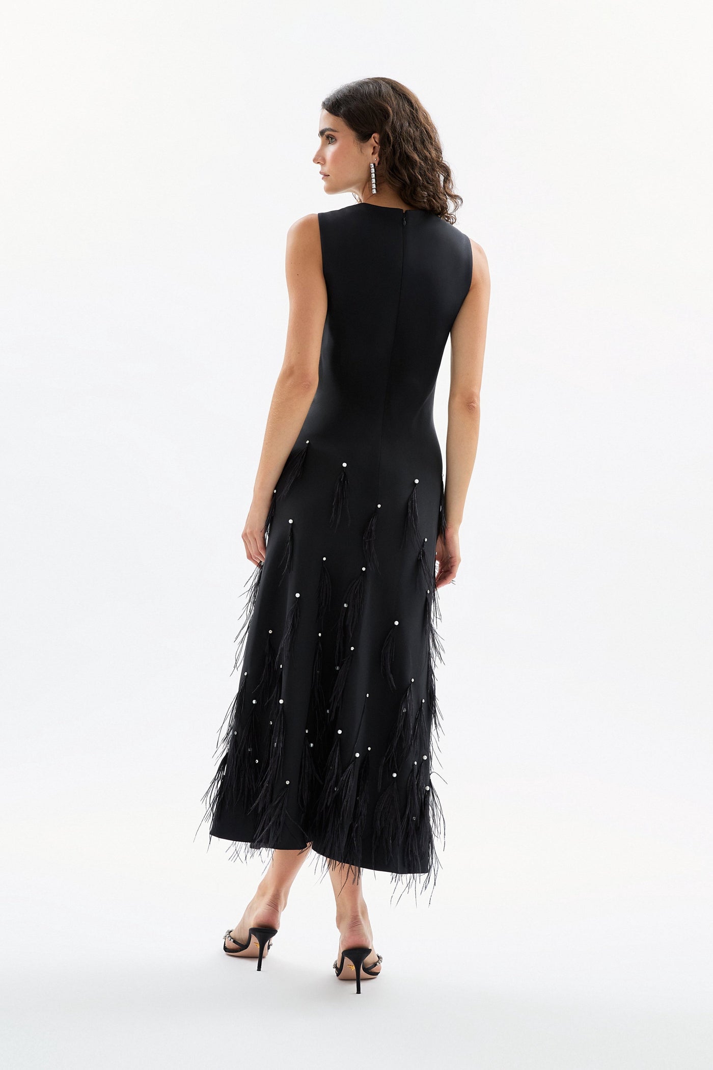 Laney Feather Dress