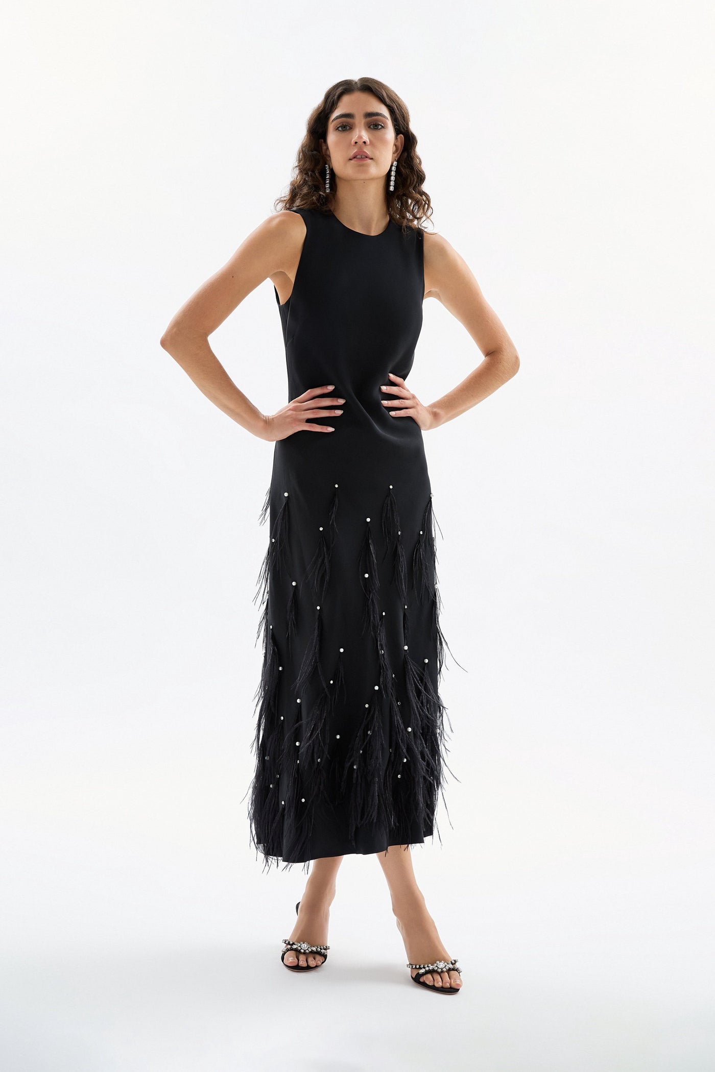Laney Feather Dress