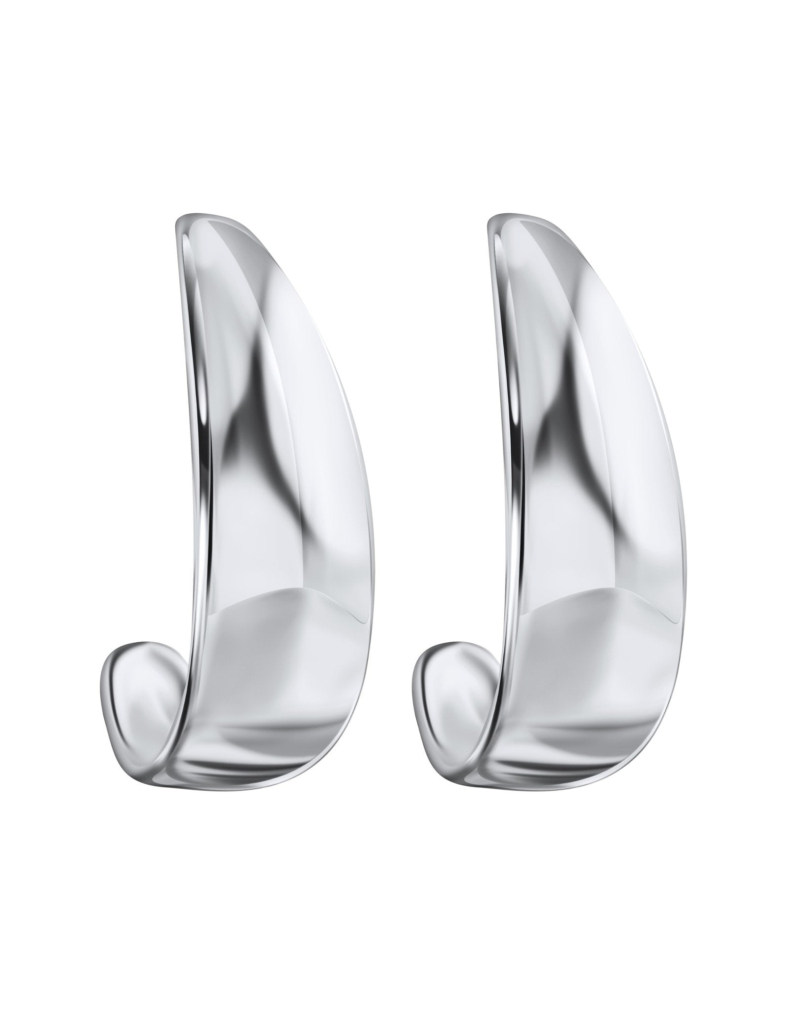 Petal Earring Rhodium