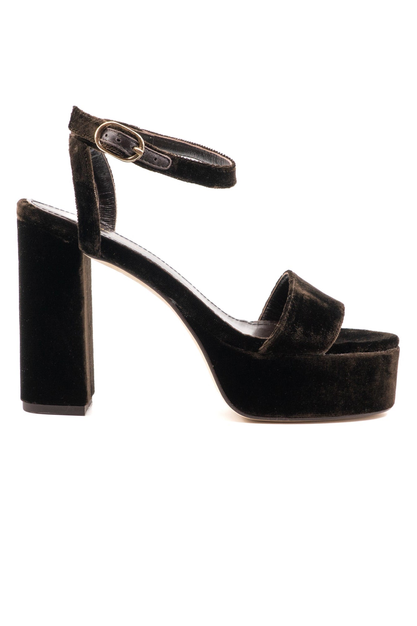 Becka Chocolate Velvet Platform