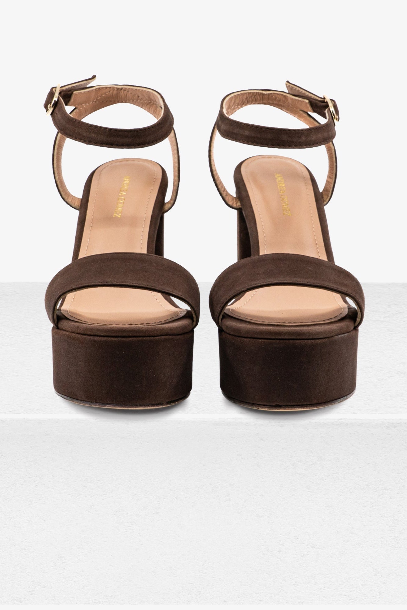 Becka Chocolate Suede Platform