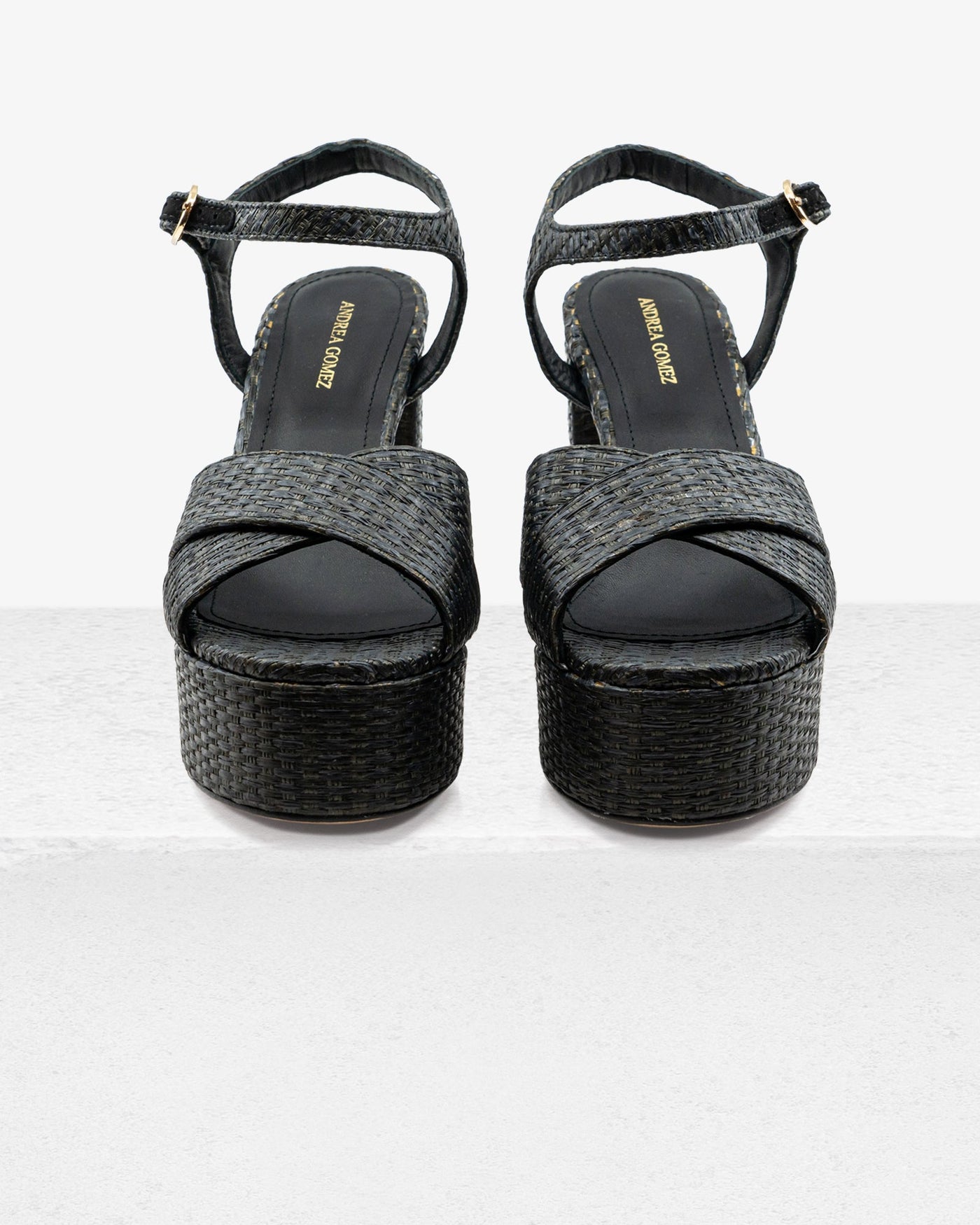 Bella Black Raffia