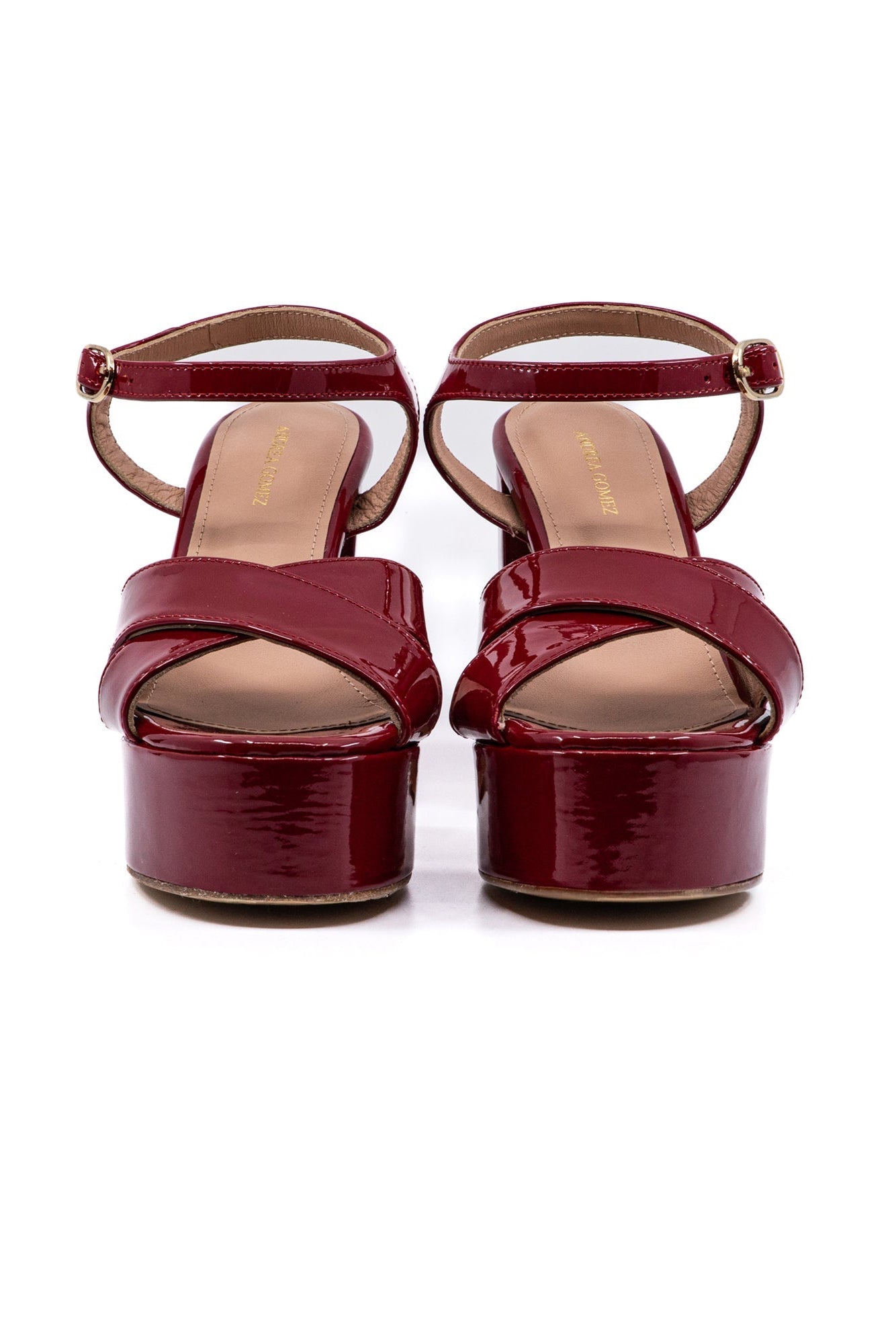 Bella Red Patent Platform