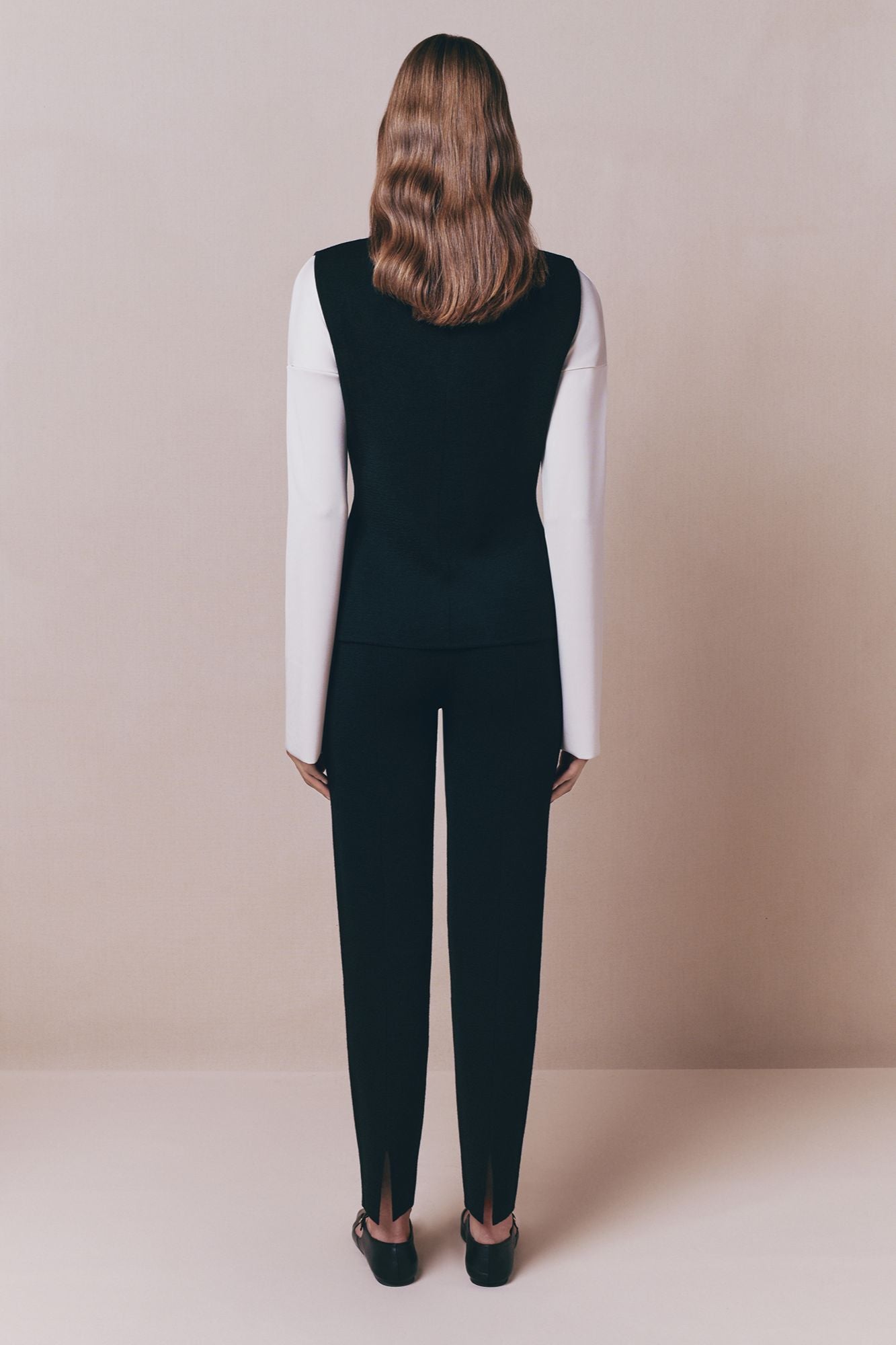 Black Merino Wool Pants