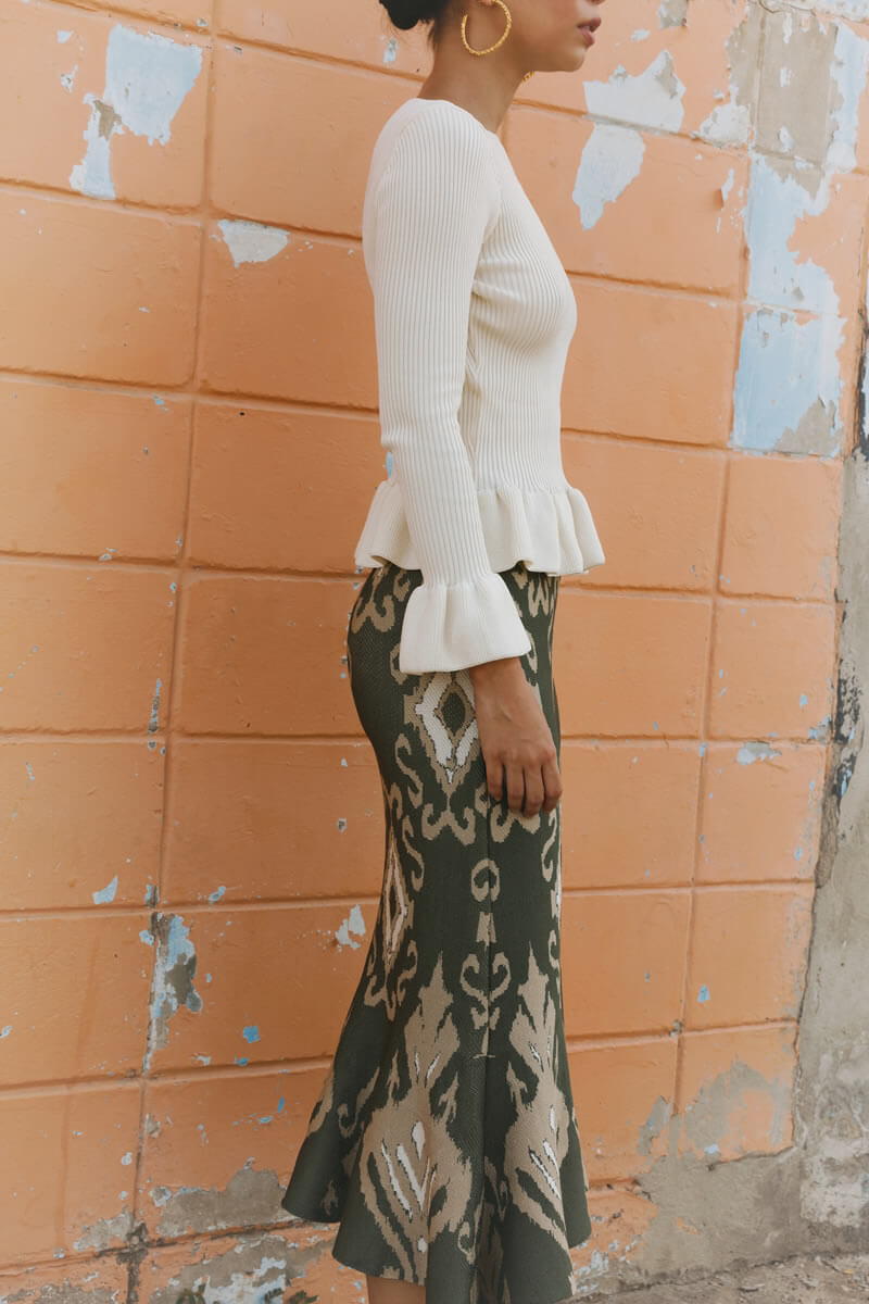 FALDA TIERRA OLIVA