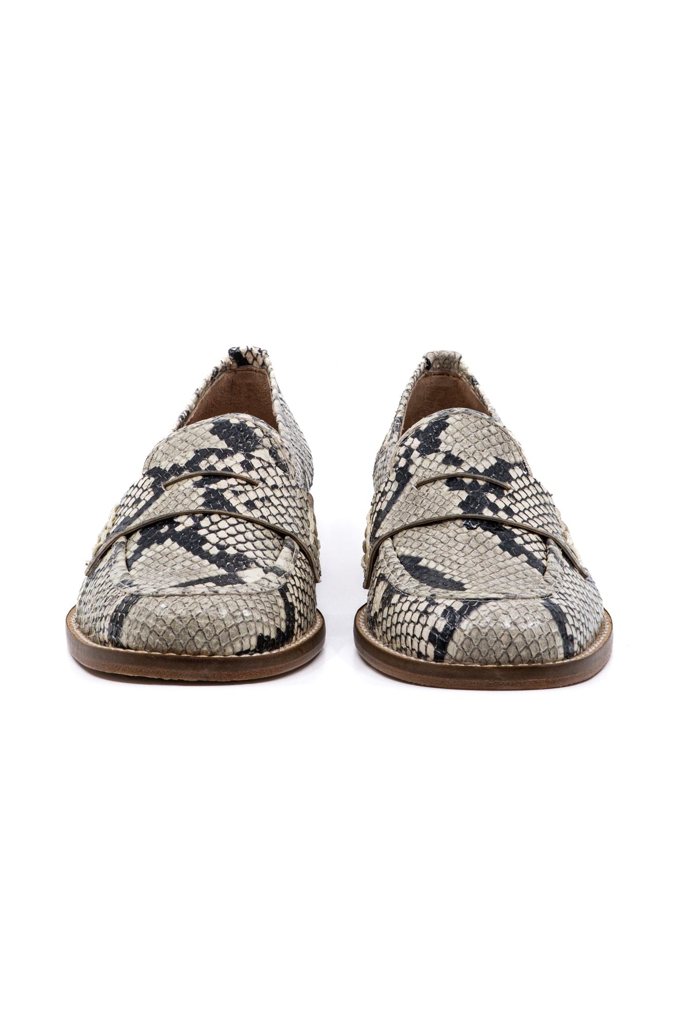Camila Faux Python Leather Loafer