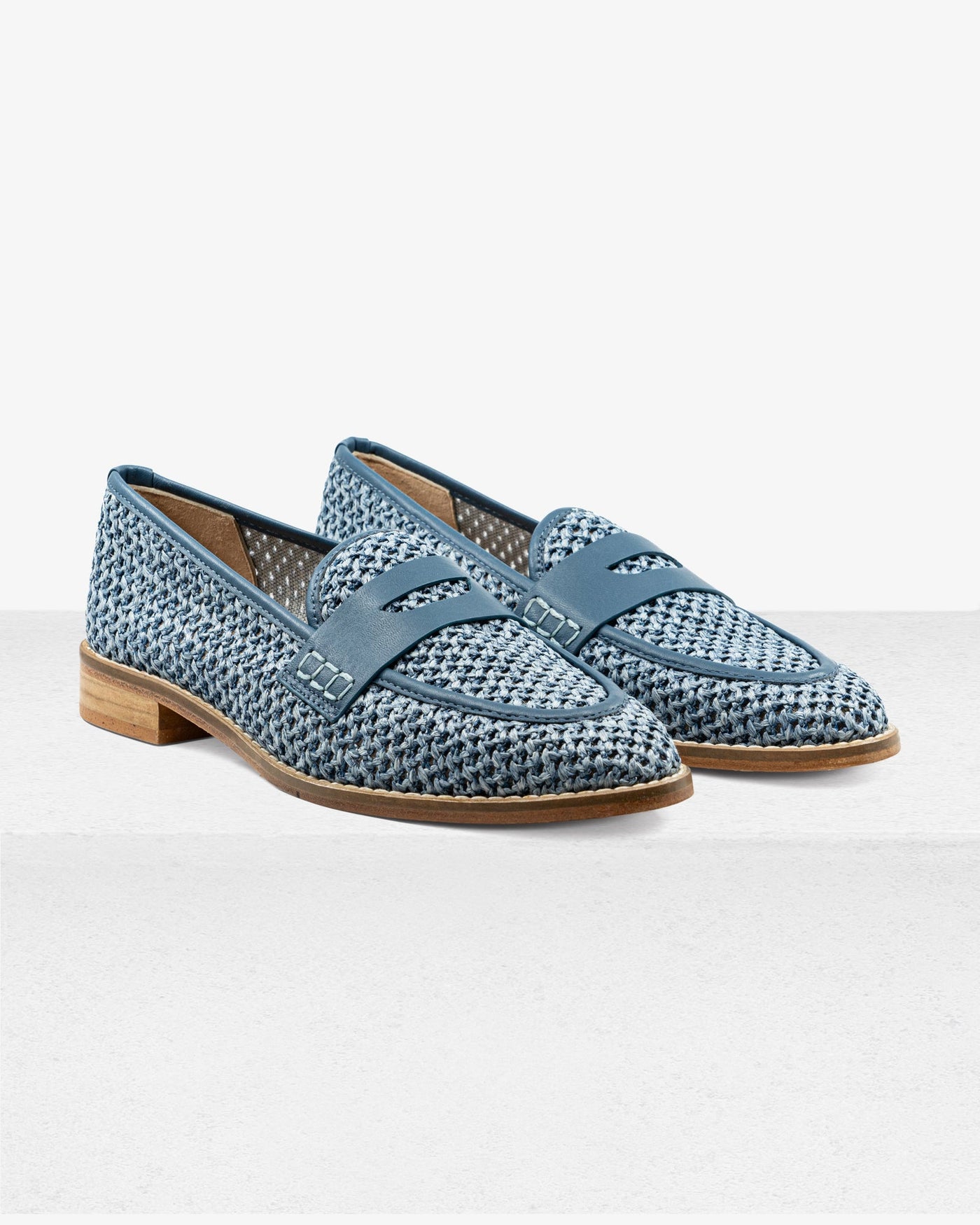 Camila Blue Raffia