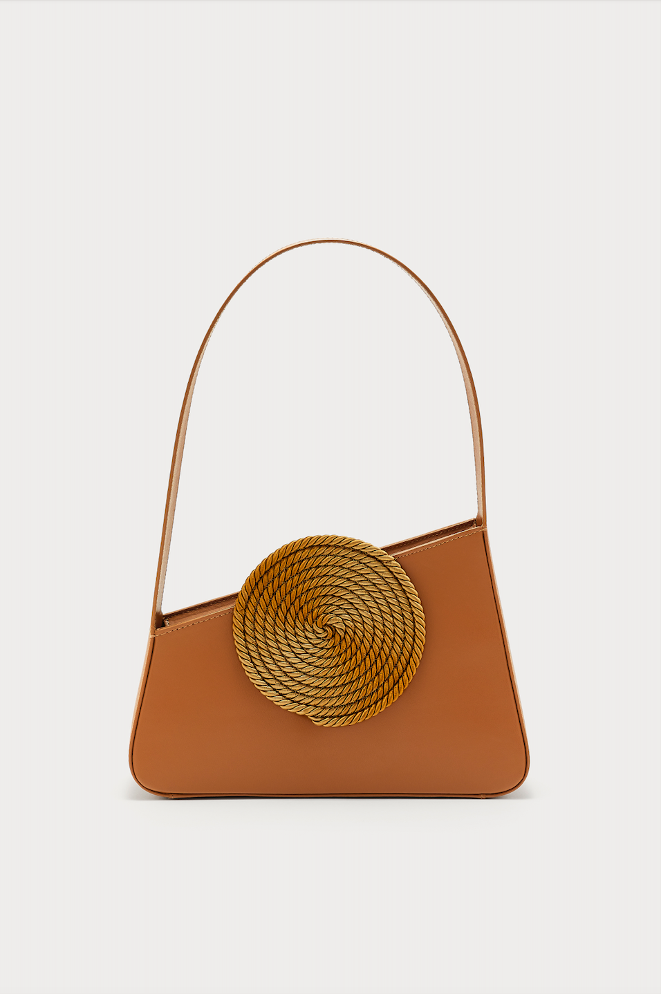 TABACCO Asymmetric Leather Passementerie Bag